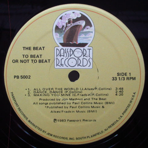 BEAT, THE (Paul Collins') (ザ ・ポール・コリンズ・ビート)- To Beat Or Not To Beat (US オリジナル MLP)