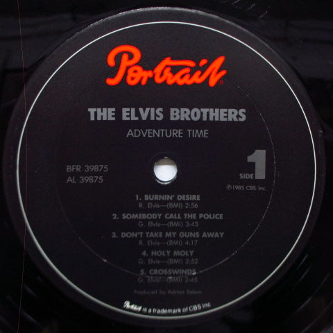 ELVIS BROTHERS, THE (ジ・エルヴィス・ブラザーズ) - Adventure Time (US Orig.LP+Inner/Promo Stamped CVR)