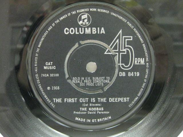KOOBAS - The First Cut Is The Deepest (UK Orig.7"+CS)