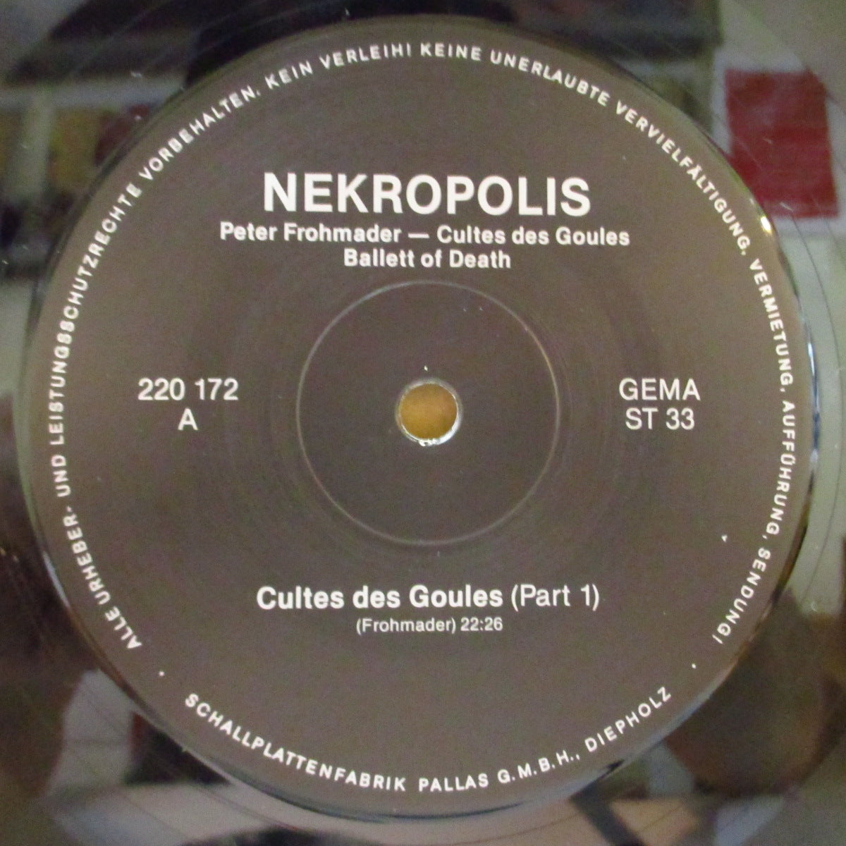 NEKROPOLIS (ネクロポリス) - Cultes Des Goules (German Orig.LP/CS)