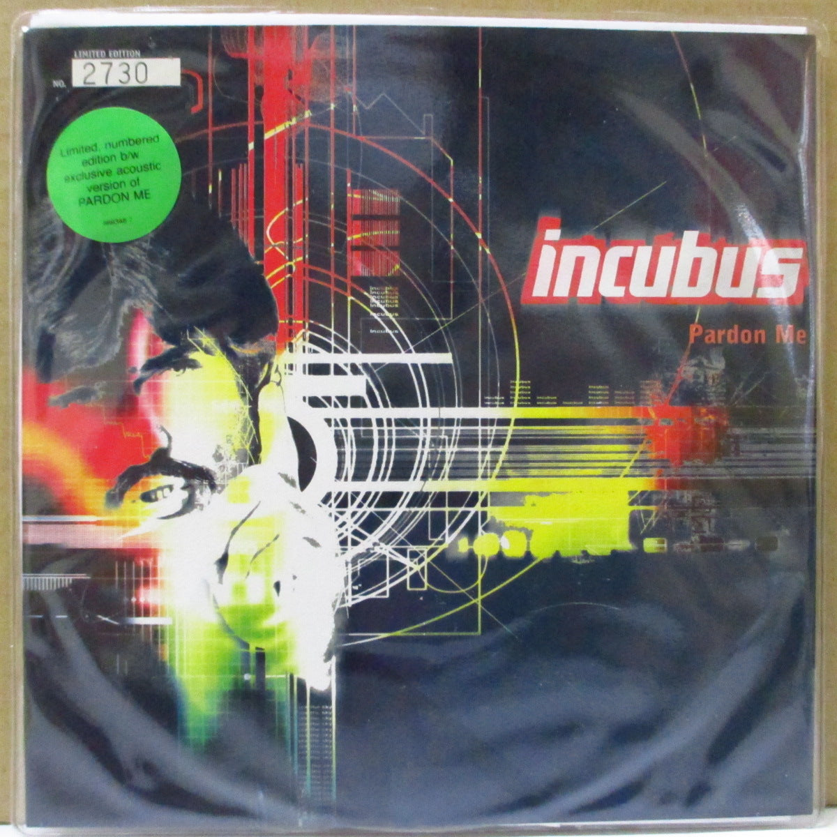 INCUBUS (インキュバス) - Pardon Me (EU Limited Red Vinyl 7