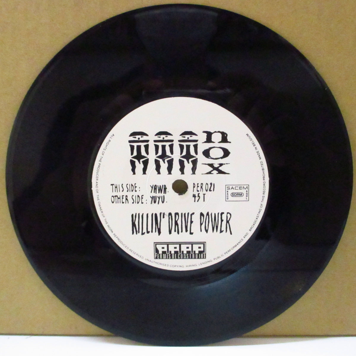 NOX (ノックス) - Yawa / Yuyu (France プロモ 7")