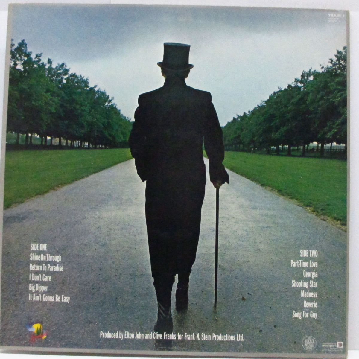 ELTON JOHN (エルトン・ジョン) - A Single Man (UK オリジナル LP/見開きスリーブ)