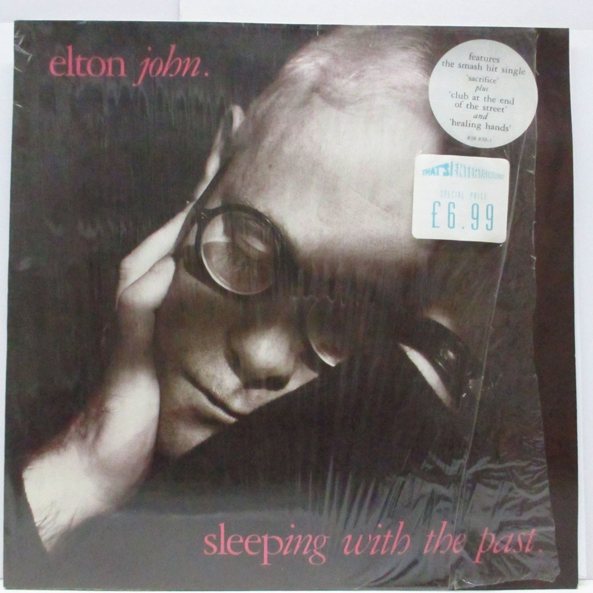 ELTON JOHN (エルトン・ジョン) - Sleeping With The Past (EU オリジナル LP+インナー/Stickered CVR)
