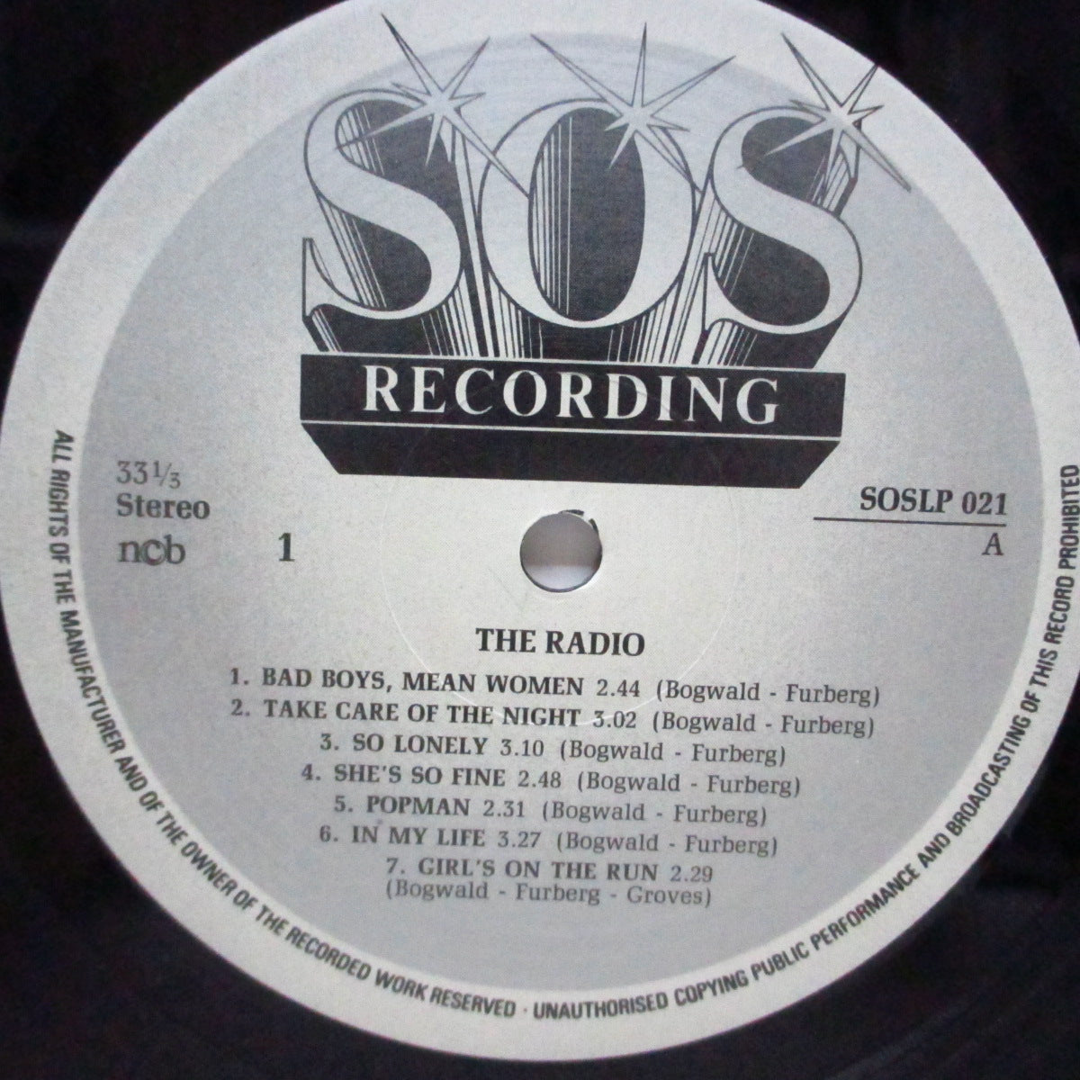 RADIO, THE (ザ・レディオ) - Radiowave (Sweden オリジナル LP+インナー/エンボス・スリーブ)