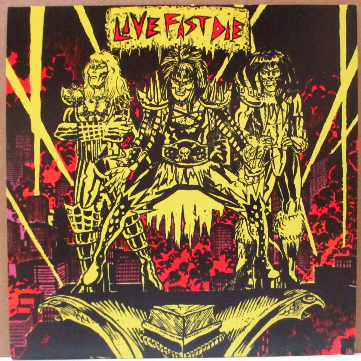LIVEFASTDIE (リヴファストダイ) - Pissing On The Mainframe (US Orig.7")