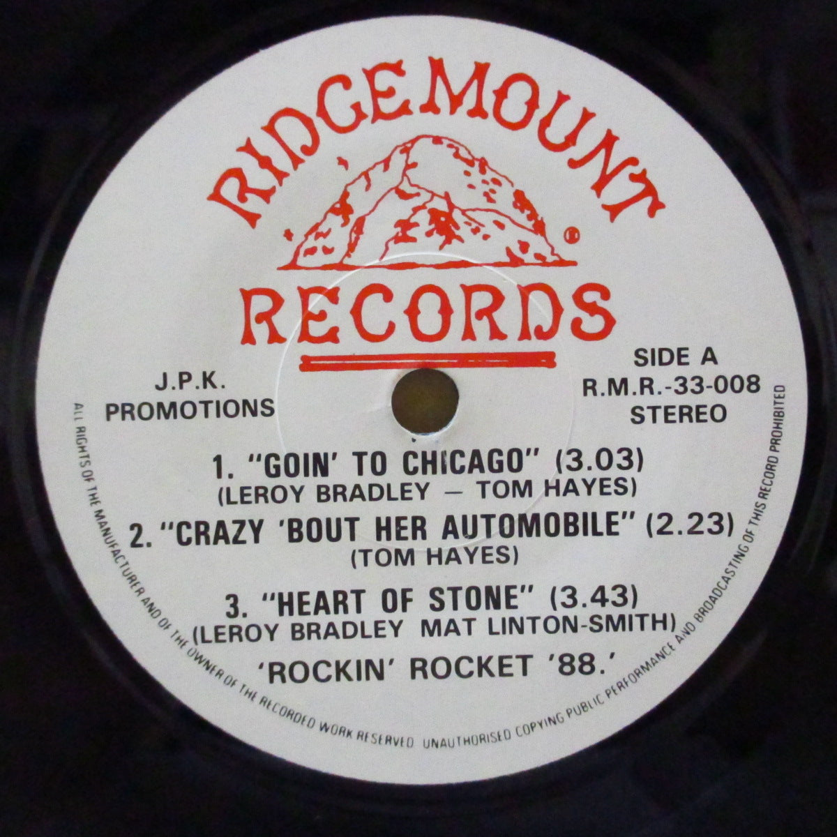 ROCKIN’ ROCKET 88 (ロッキン・ロケット・88) - Goin' To Chicago (UK オリジナル 7")