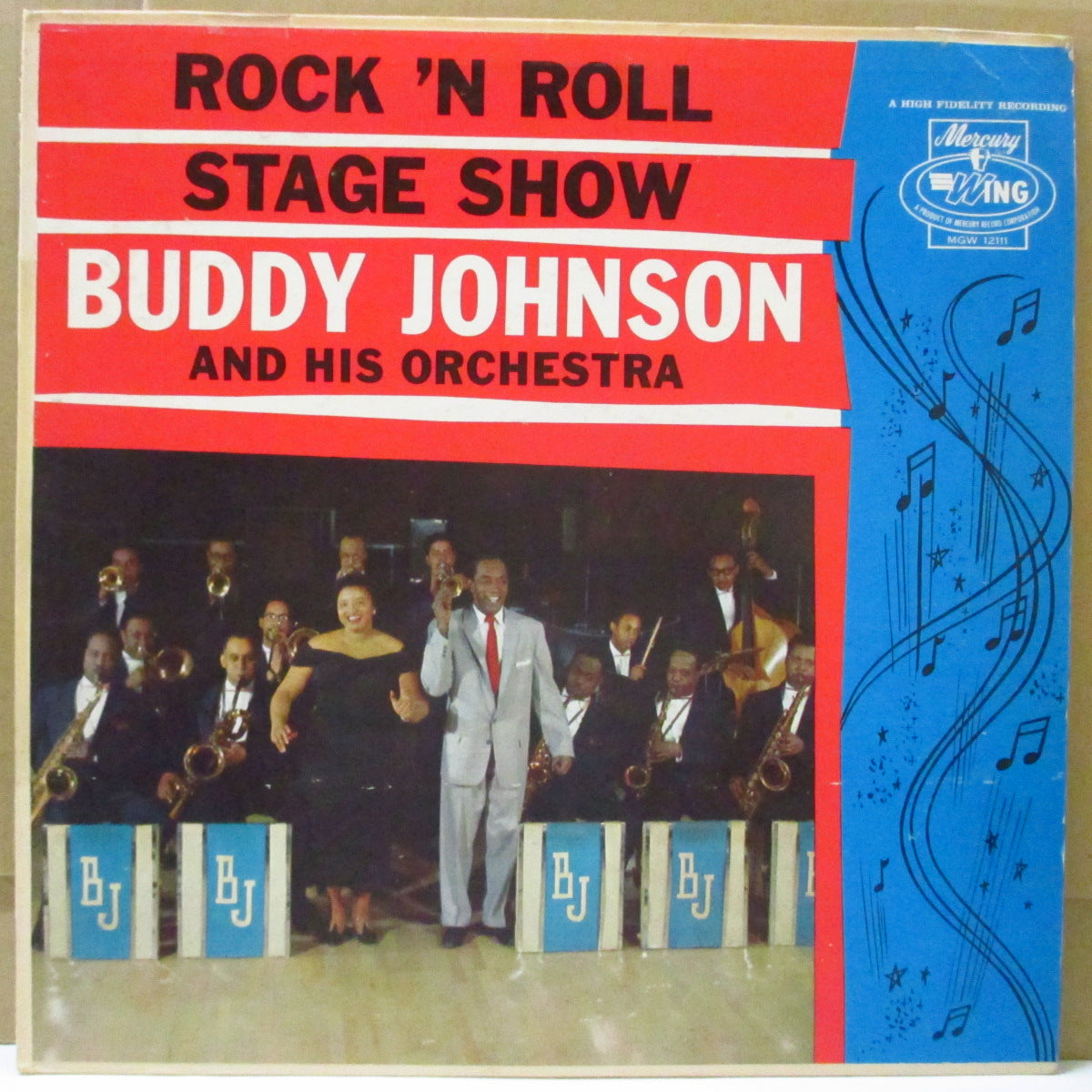 BUDDY JOHNSON (バディ・ジョンソン) - Rock 'N Roll Stage Show (US '62 Reissue Mono LP/本人写真 CVR)