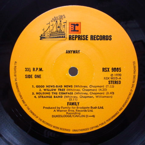 FAMILY (ファミリー) - Anyway... (UK Orig.)