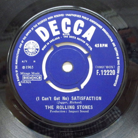 ROLLING STONES (ローリング・ストーンズ) - (I Can't Get No) Satisfaction (UK Export 7")