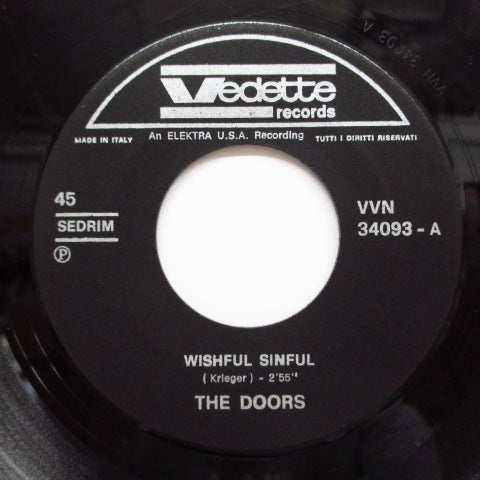 DOORS (ドアーズ) - Wishful Sinful (Italy Orig.7"+PS)