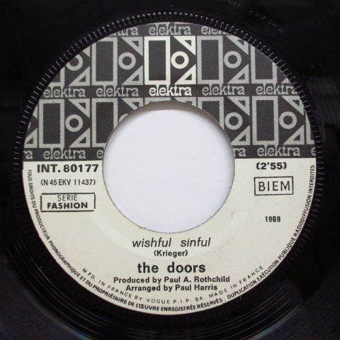 DOORS (ドアーズ) - Wishful Sinful (France Miss Press 7"+PS)