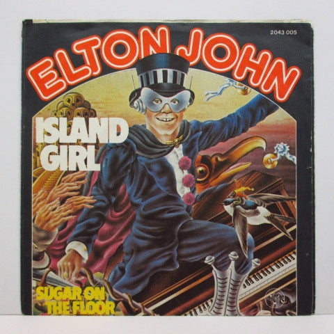 ELTON JOHN (エルトン・ジョン) - Island Girl (German Oreig.7"+PS)