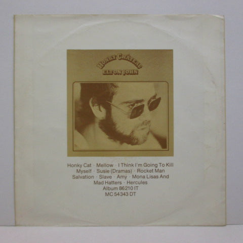 ELTON JOHN (エルトン・ジョン) - Honky Cat (German Orig.7"+PS)