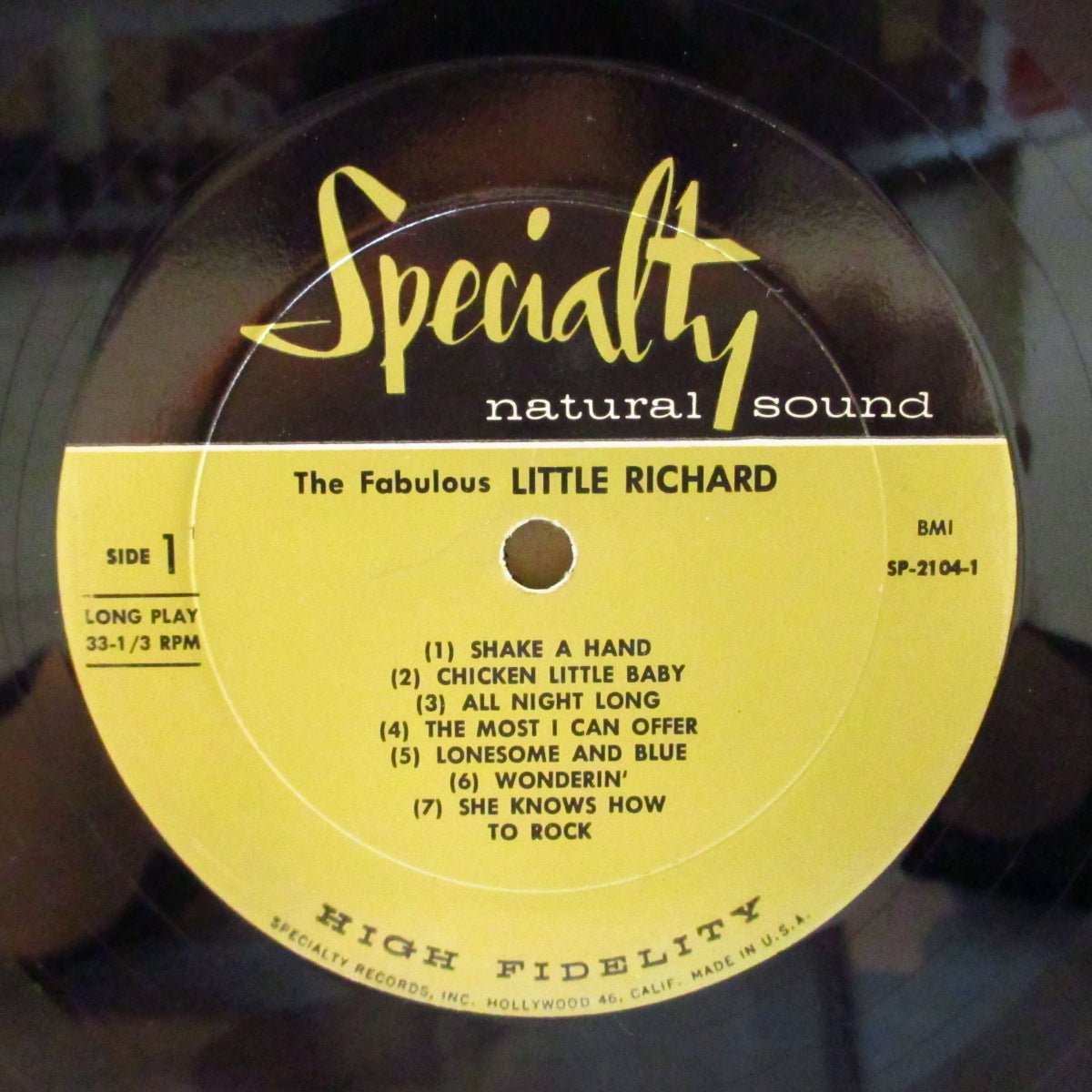 LITTLE RICHARD (リトル・リチャード) - The Fabulous Little Richard (US Orig.Mono LP)