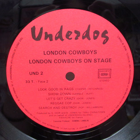 LONDON COWBOYS (ロンドン・カウボーイズ) - On Stage (France Orig.LP/CS)