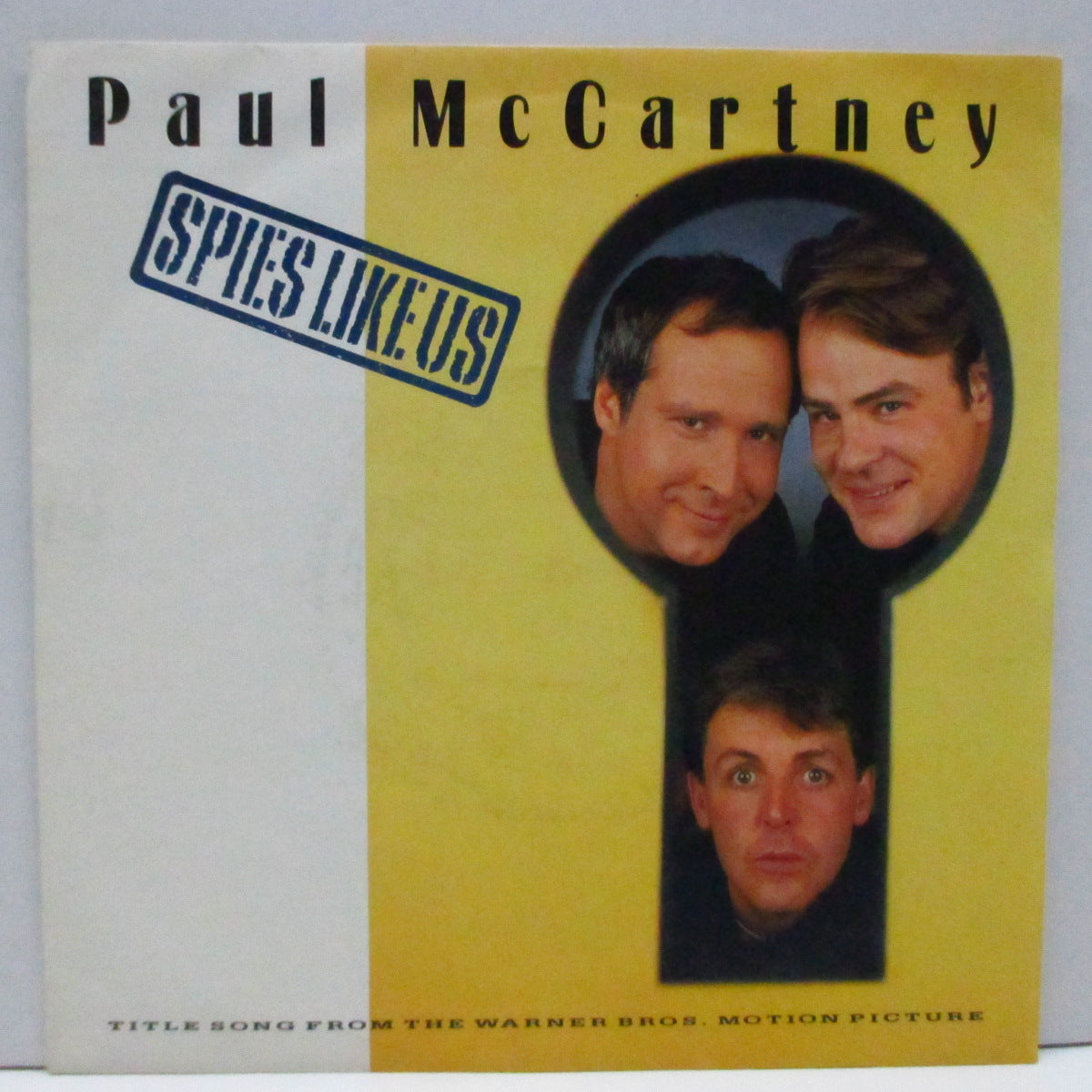 PAUL McCARTNEY (ポール・マッカートニー) - Spies Like Us (UK Orig.Black Lbl.7"+Matt Soft PS)