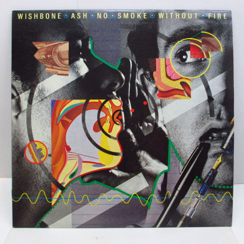 WISHBONE ASH (ウィッシュボーン・アッシュ) - No Smoke Without Fire (UK オリジナル LP+インナー)