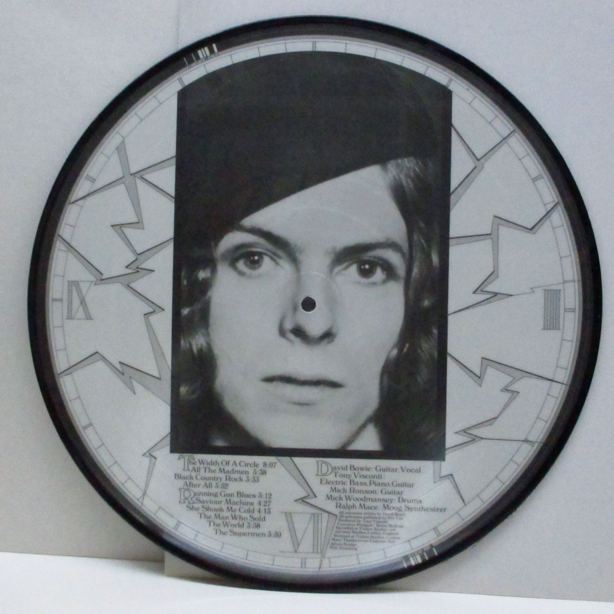 DAVID BOWIE (デヴィッド・ボウイ) - The Man Who Sold The World (US-EU 5,000 Ltd.RSD '16 Picture LP/Stickered PVC-NEW)