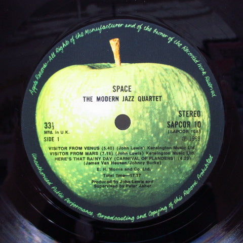 MODERN JAZZ QUARTET(MJQ) - Space (UK 70's 2nd Press LP)