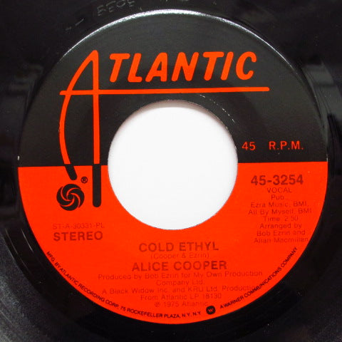 ALICE COOPER (アリス・クーパー) - Only Women / Cold Ethyl (US:Orig.)
