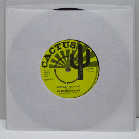 DESMOND DEKKER - Sing A Little Song (UK Orig.7")