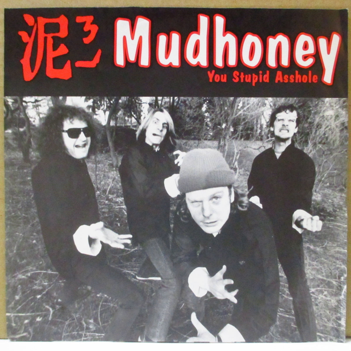 MUDHONEY / GAS HUFFER (マッドハニー / ガス・ハッファー) - You Stupid Asshole (US Orig.Black Vinyl 7")