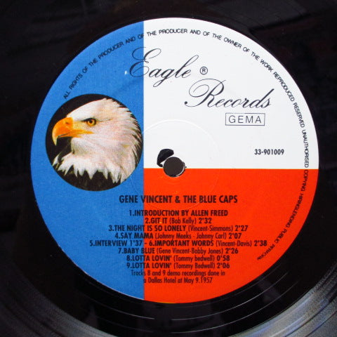 GENE VINCENT (ジーン・ヴィンセント) - Lotta Lovin'-Lot Of (German Orig.LP)