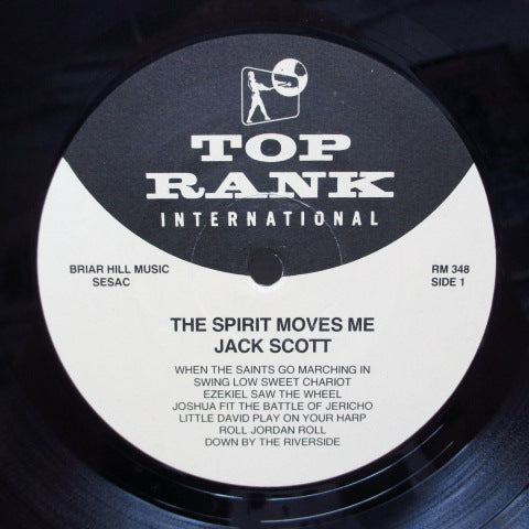 JACK SCOTT (ジャック・スコット) - The Spirit Moves Me (Euro 80's Re Mono LP)