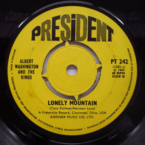 ALBERT WASHINGTON & THE KINGS - Lonely Mountain