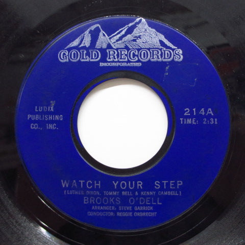BROOKS O'DELL - Watch Your Step / Walk On By (Gold-214)