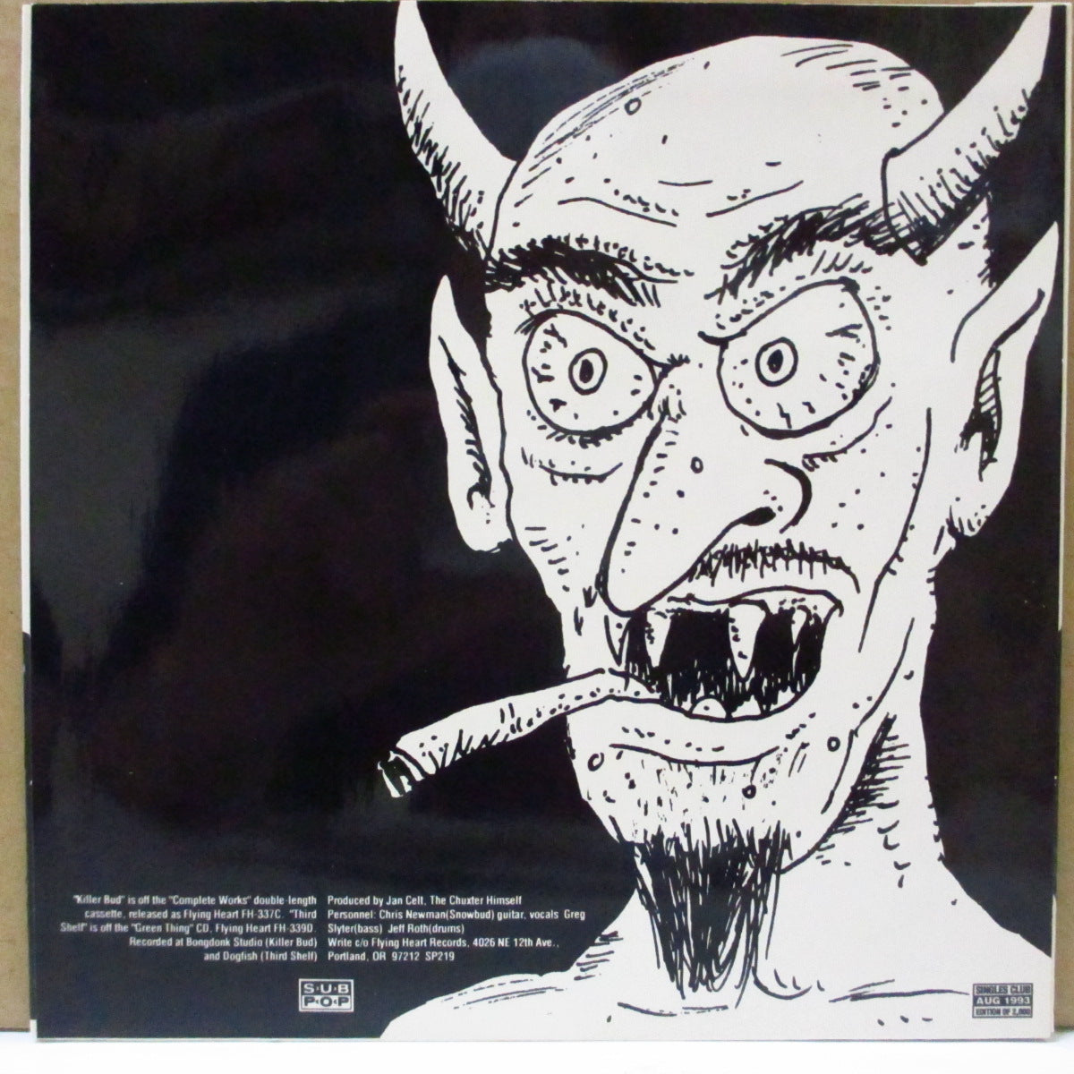 SNOW BUD AND THE FLOWER PEOPLE (スノー・バッド・アンド・ザ・フラワー・ピープル) - Killer Bud Plus Third Shelf (US Limited Mint Green Vinyl 7"+Insert)