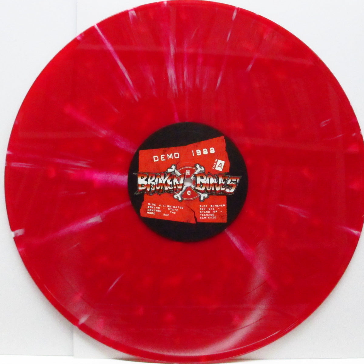 BROKEN BONES (ブロークン・ボーンズ) - Demo 1988 (Italy 100枚限定再発スプラッターヴァイナル 12"+インサート)