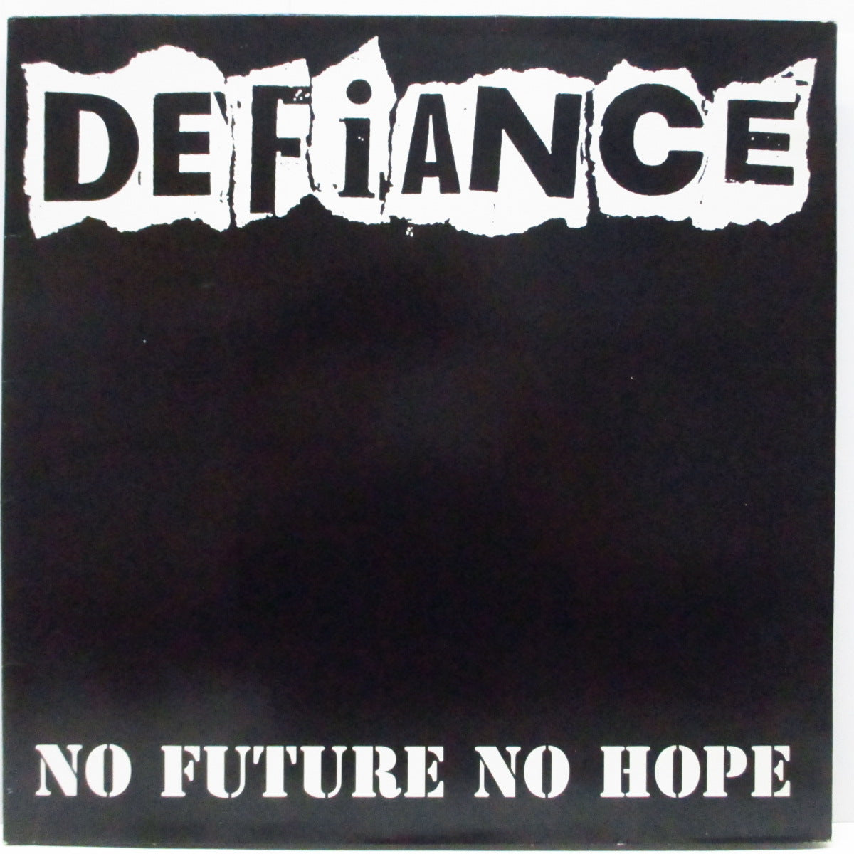 DEFiANCE (デファイアンス) - No Future No Hope (German オリジナル LP/見開きスリーブ)