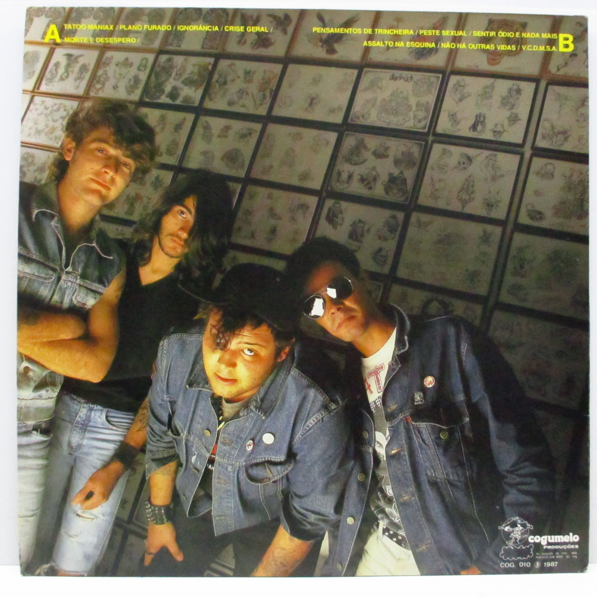 R.D.P. (Ratos De Porao) (ハトス・ヂ・ポラォン) - Cada Dia Mais Sujo E Agressivo (Brazil オリジナル LP+インナー)