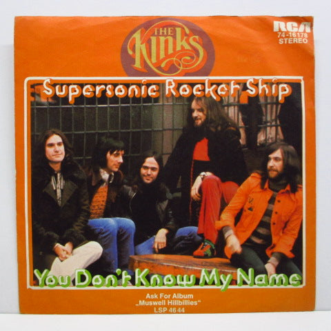 KINKS - Supersonic Rocket Ship (GERMAN Orig.7"+PS)
