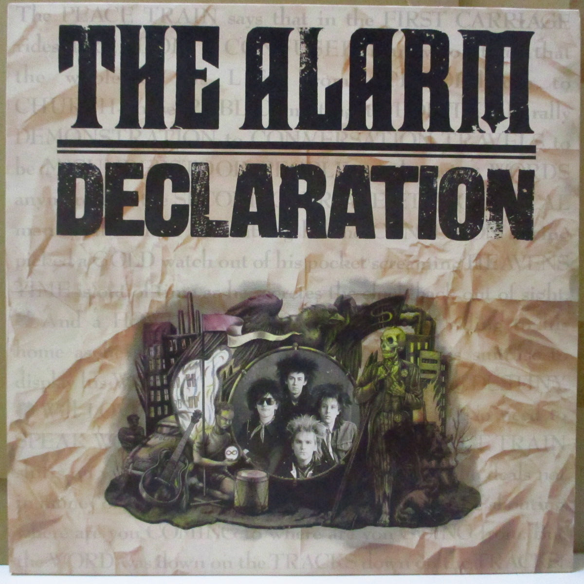 ALARM, THE (ジ・アラーム) - Declaration (UK オリジナル・シルバーラベ LP+インナー)