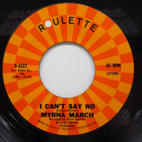 MYRNA MARCH-I Keep Forgettin '/ I Can't Say No