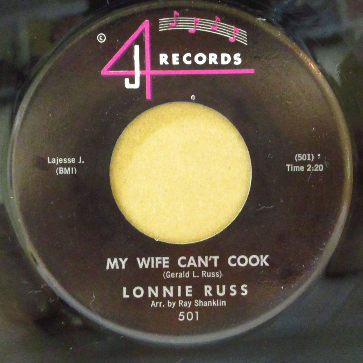 LONNIE RUSS (ロニー・ラス) - My Wife Can't Cook (Orig)
