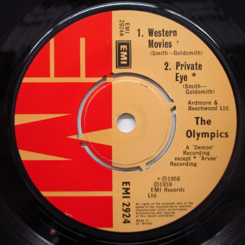 OLYMPICS (オリンピックス) - Western Movies +3 (UK EP)