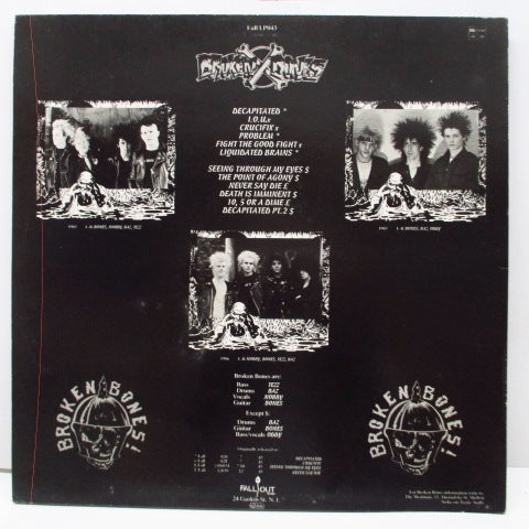 BROKEN BONES (ブロークン・ボーンズ) - Decapitated (UK オリジナル LP) 初期シングルコンピレーション!
