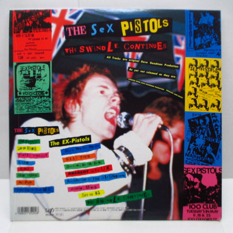 SEX PISTOLS / EX PISTOLS (セックス・ピストルズ / エックス・ピストルズ) - The Swindle Continues (Japan オリジナル「ピクチャー」 2xLP+ダイカット見開ジャケ/帯欠) 日本のみのピクチャー盤!