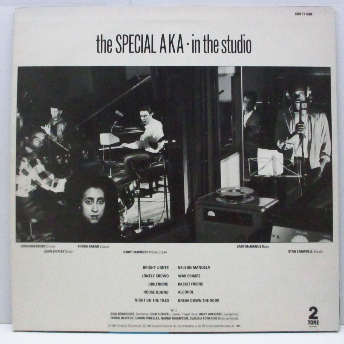 SPECIAL AKA, THE (SPECIALS, THE) (ザ ・スペシャル AKA) - In The Studio (UK オリジナル LP+インナー/ステッカー付ジャケ)