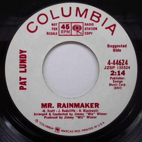 PAT LUNDY (パット・ランディ) - Mr.Rainmaker (Promo)