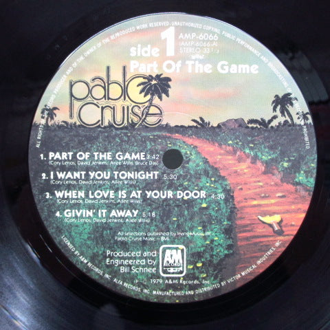 PABLO CRUISE (パブロ・クルーズ) - Part Of The Game (Japan Orig.LP)