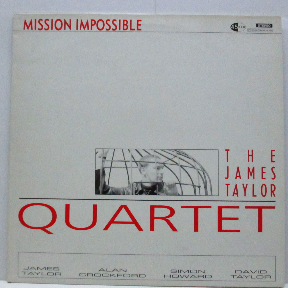 JAMES TAYLOR QUARTET (ジェームス・テイラー・クァルテット) - Mission Impossible (UK Orig.Red Lbl.MLP)