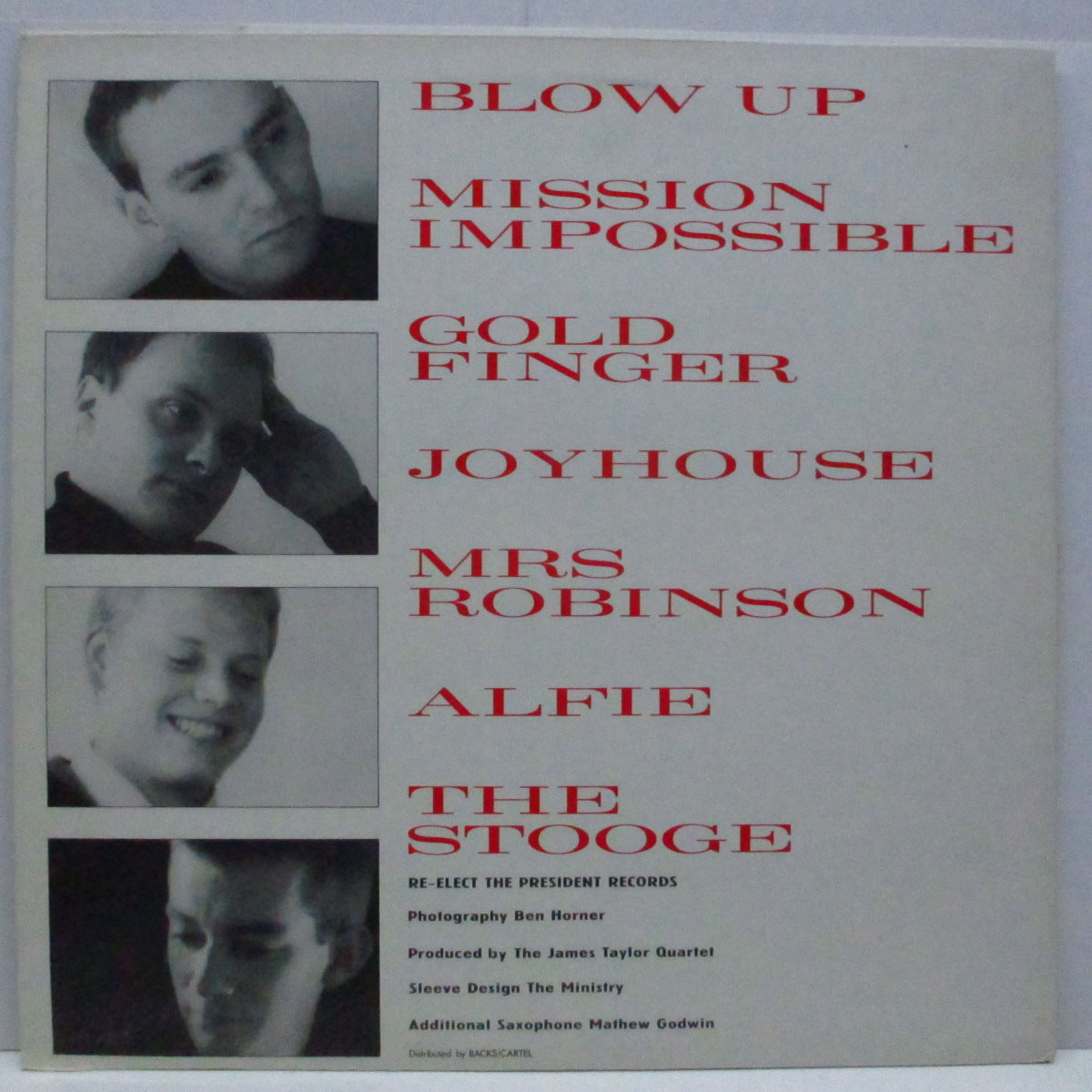 JAMES TAYLOR QUARTET (ジェームス・テイラー・クァルテット) - Mission Impossible (UK Orig.Red Lbl.MLP)