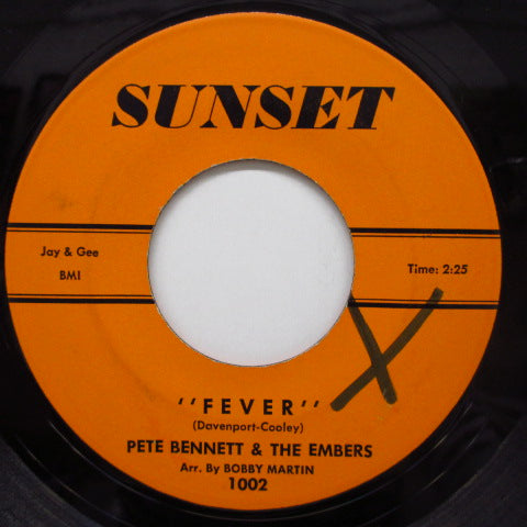 PETE BENNETT & THE EMBERS - Fever / Soft