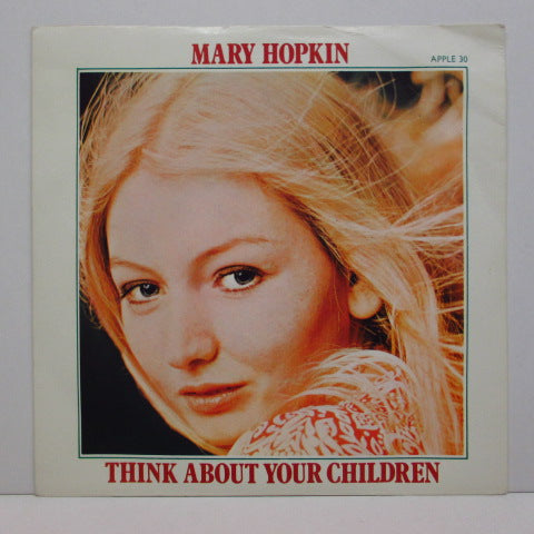 MARY HOPKIN - Think About Your Children (UK Orig.Flat Center 7"+PS)