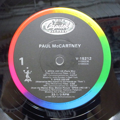 PAUL McCARTNEY (ポール・マッカートニー)- Spies Like Us (US Orig.12")